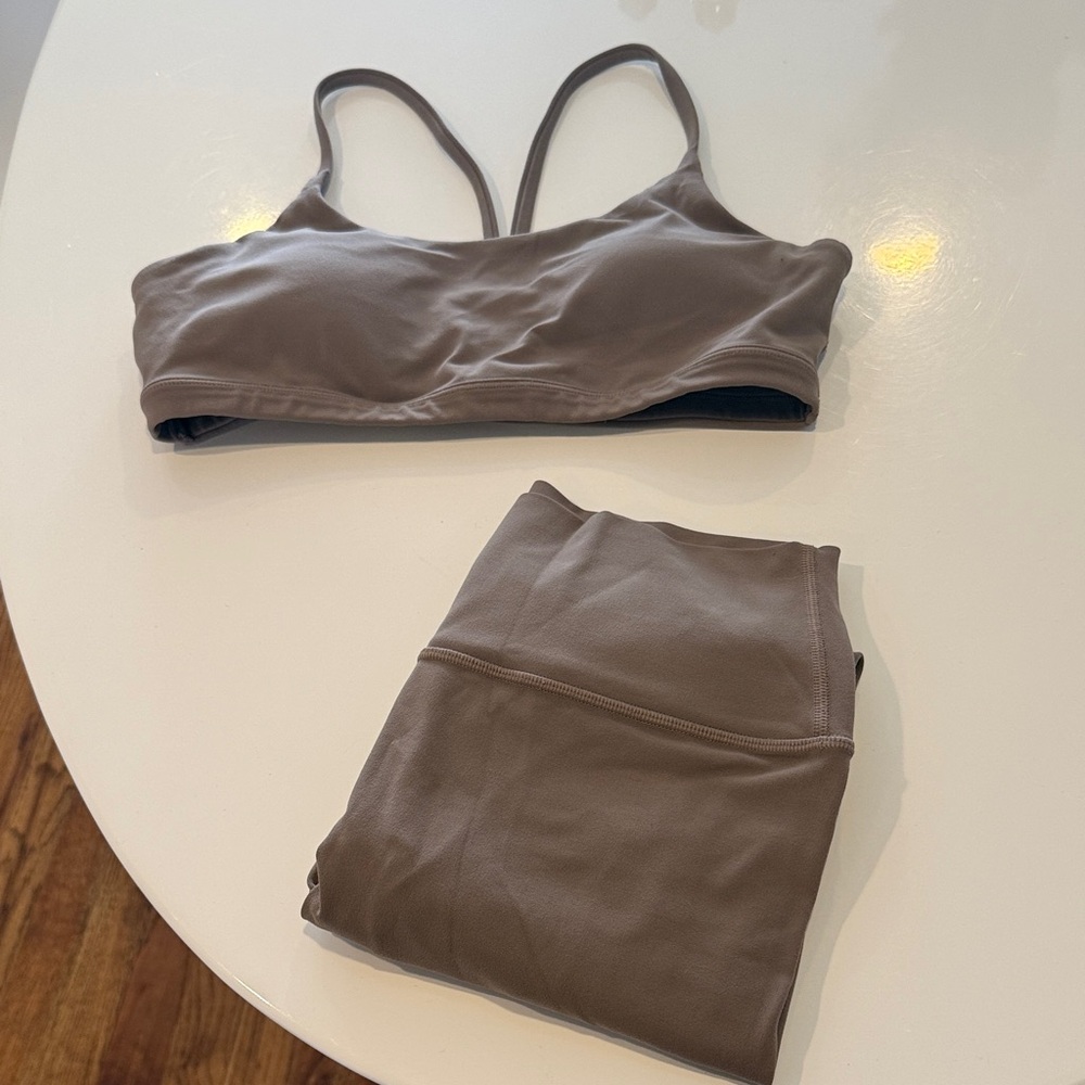 Athleta Light Brown Set Size Small